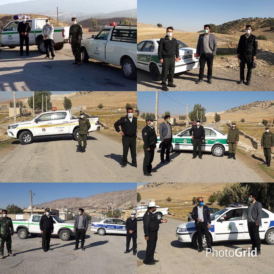 اجرای طرح منع تردد در آرامستان ها و مناطق گردشگری شهرستان بدره
